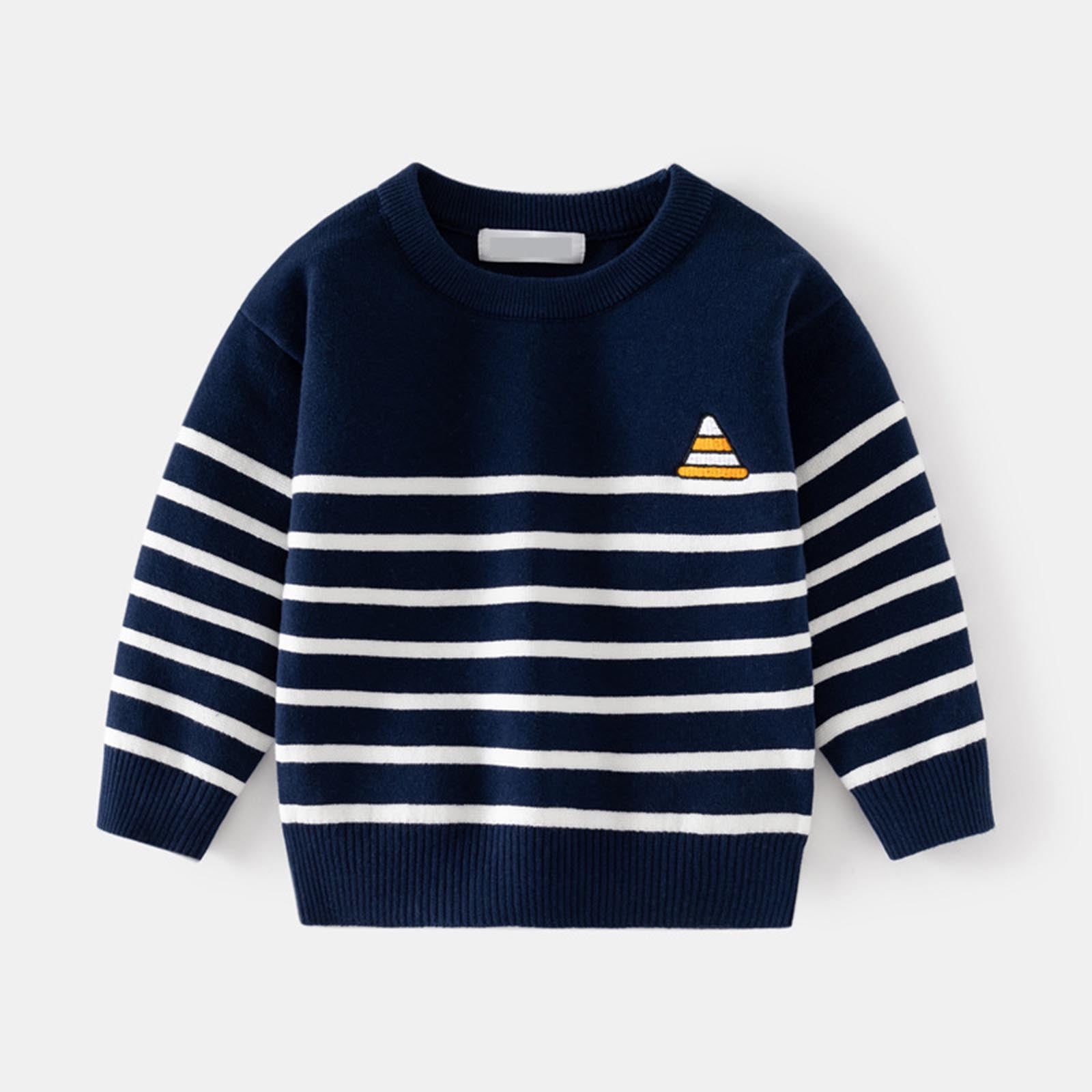 Kids Boys Sweater Solid Color Long Sleeve Button School Daily caramel colour Fall Clothes 3-7 Years main image 1