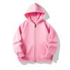 thumbnail image 1 of ATOGUTA Sweatshirts for Girls Hooded Sweatshirt Kids Long Sleeve Zip Up Hoodies with Pocket Pink, Size 2T-12, 1 of 5