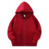 thumbnail image 1 of ATOGUTA Sweatshirts for Girls Hooded Sweatshirt Kids Long Sleeve Zip Up Hoodies with Pocket Wine, Size 2T-12, 1 of 5