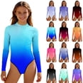 thumbnail image 1 of ATOGUTA Swim Suits for Girls Long Sleeve Rash Guard Bathing Suit Beach Swimwear Swimming Set Size 2T-13, Blue, 1 of 7