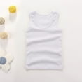 thumbnail image 1 of ATOGUTA Tank Girl White Performance Tech Sleeveless Shirts for Running Exercise Yoga Size 2T-14, 1 of 5