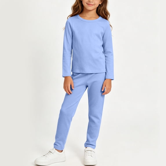 ATOGUTA Teen Clothes Fall Winter Long Sleeve Top and Leggings Pants Set Casual Daily Outfits
