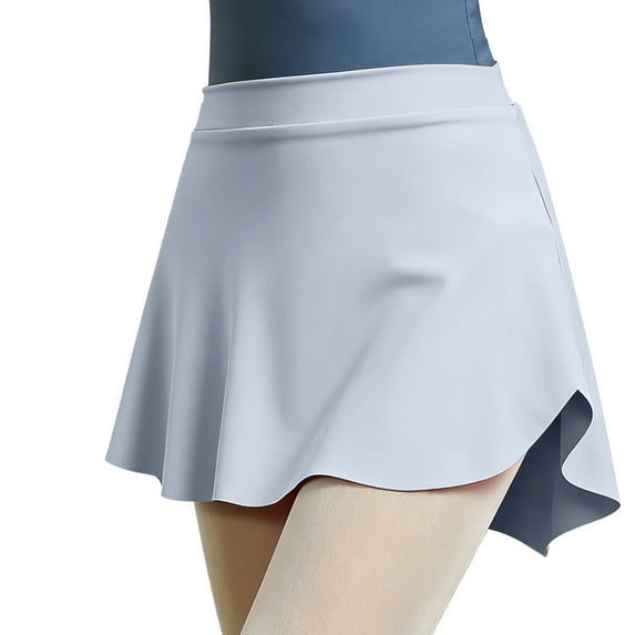 ATOGUTA Teen Girls Skirts Casual Mini Flare Pleated Stretch Waist Skater Dance Party School Uniform Skirts Size 2T-15, Light Blue