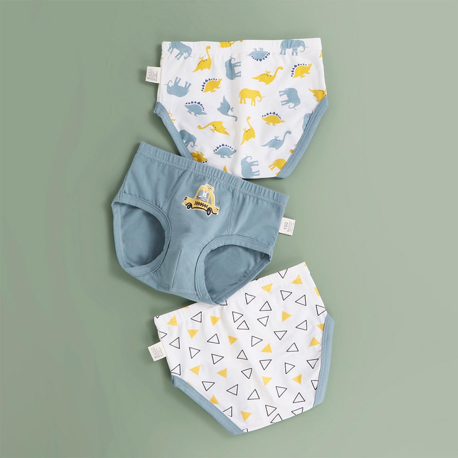 ATOGUTA Toddler Boy Underwear 2T-9 Little Boys Dinosaur Briefs Toddler ...