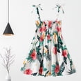 thumbnail image 1 of ATOGUTA Toddler Dress Summer Seaside Beach Dress Sling Floral Skirt , Sizes 1T-6, 1 of 5
