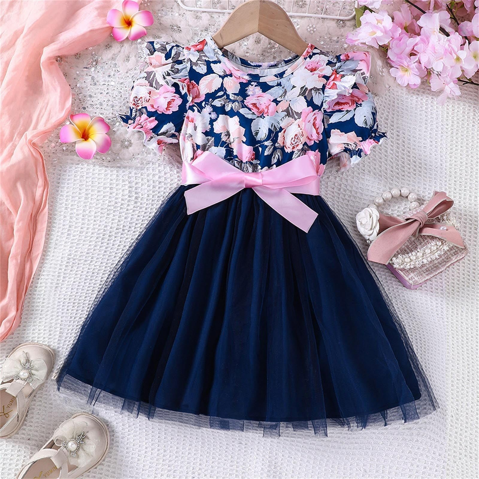 disney princess blue and white dress Off-White Organza Disney Princess Theme Gown main image 0