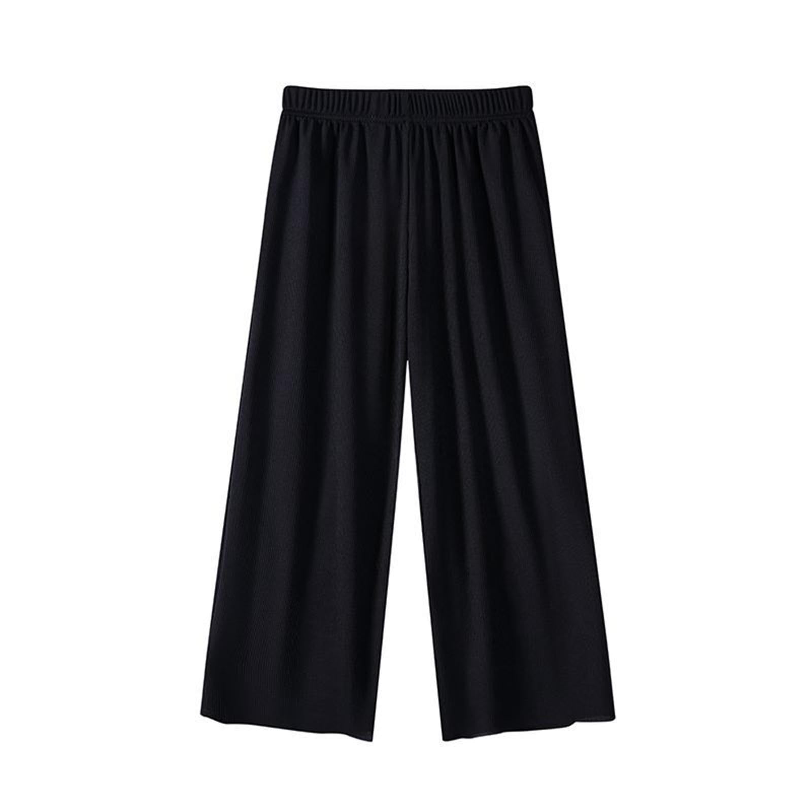 Black Wide Baggy Pants