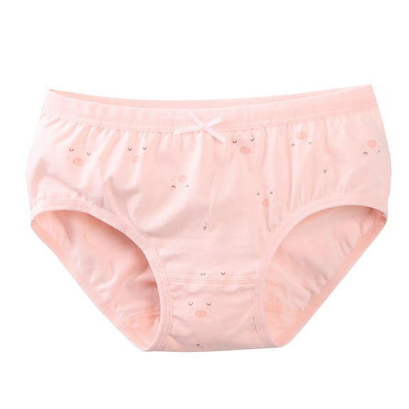 ATOGUTA Toddler Underwear Girls Kids Cool Breathable Comfort Panty Briefs Toddler Undies Pink, Size 2T-10