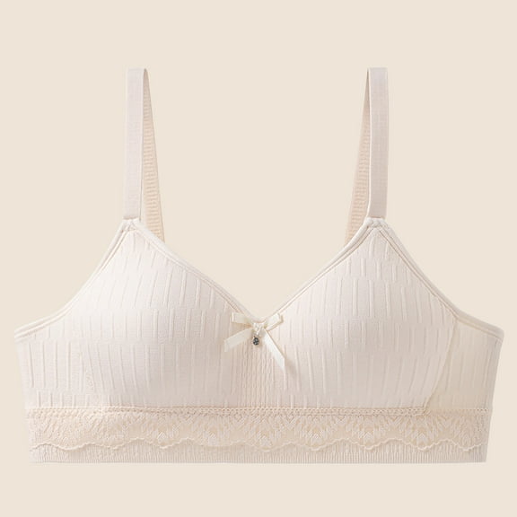 ATOGUTA Training Bra for Girls Size 14-18 Breathable Sports Bra Wire Free Push up Running A-Cup Bra Pink