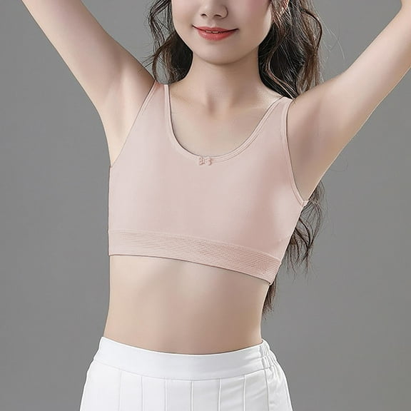 ATOGUTA Training Bras for Girls 12-15 Seamless Cami Bralettes Sports Vest Girls Sports Bra