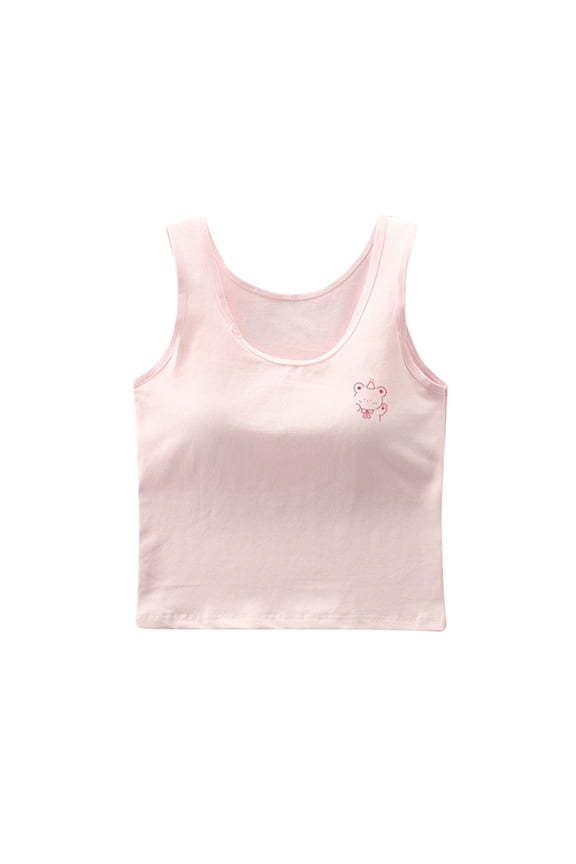 Training Bras for Girls Size 10-15 Years Sports Bra Yoga Bra for Teens Comfort Dance Crop Top Pink