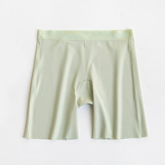 ATOGUTA Under Dress Shorts Girls Dance Undershorts Underwear for Play or Underdress Green, Size 3-11 Years