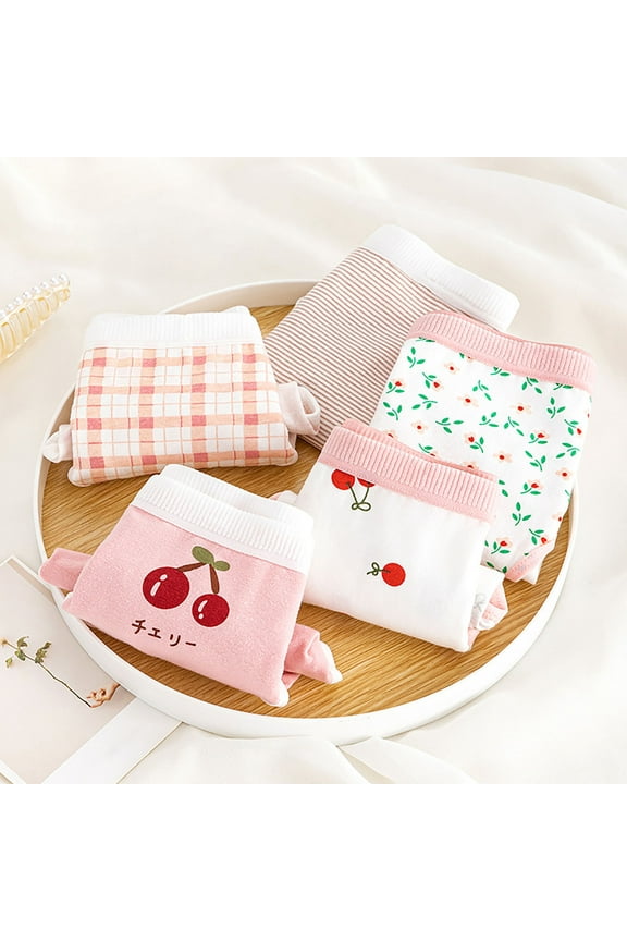 Underwear Girls Size 14-17 Kids Breathable Comfort Panty Briefs Teen Undies Full Coverage Pack of 5, Multicolor