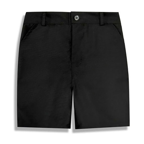 ATOGUTA Uniform Shorts for Boys Boys Uniform Shorts Boys Clothes Jogger Shorts Black, Size 3-18 Years