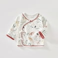 thumbnail image 1 of ATOGUTA Unisex-Baby Kimono Tee Cotton Side Snap Tee T Shirt for Newborns and Infants Size 0-6M, 1 of 3