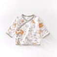 thumbnail image 1 of ATOGUTA Unisex Baby Unisex-Baby Newborn Long Sleeve Side Snap Tee Size 0-6M, 1 of 3