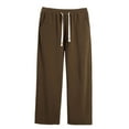 thumbnail image 1 of ATOGUTA Wide Leg Pants for Teen Girls Size 4T-16 High Waisted Elastic Waist Lightweight Outdoor Jogger Pants Coffee, 1 of 2