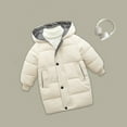 thumbnail image 1 of ATOGUTA Winter Jackets for Boys Girls Warm Winter Coat Windproof Rain Jacket Snow Coat White, Size 1T-12, 1 of 6