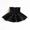 thumbnail image 1 of ATOGUTA Youth Girls Skirts Fall Winter Stretch Mini Flared Pleated Skater Skirt Size 3T-13, Black, 1 of 6