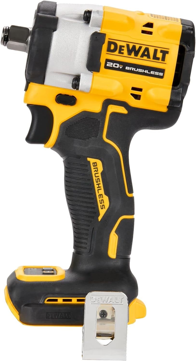 ATOMIC 20V MAX* 1/2 in. Cordless Impact Wrench with Hog Ring Anvil (Tool Only) (DCF921B)
