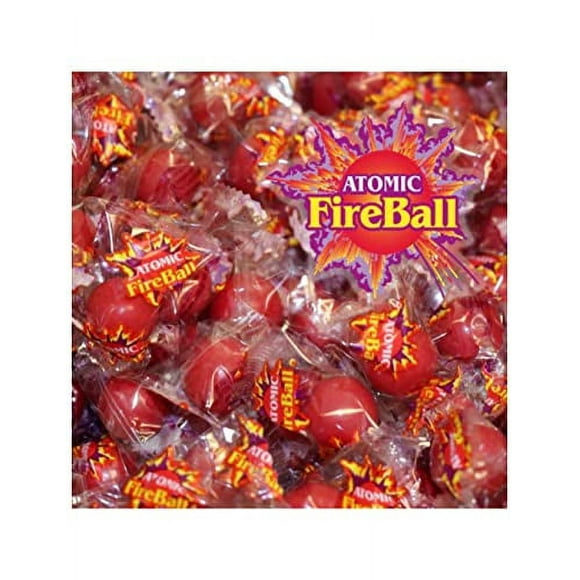 Atomic Fireballs Candy | 5LB Bulk Bag | Hot Cinnamon Flavor | Individually Wrapped | ~300 Pieces