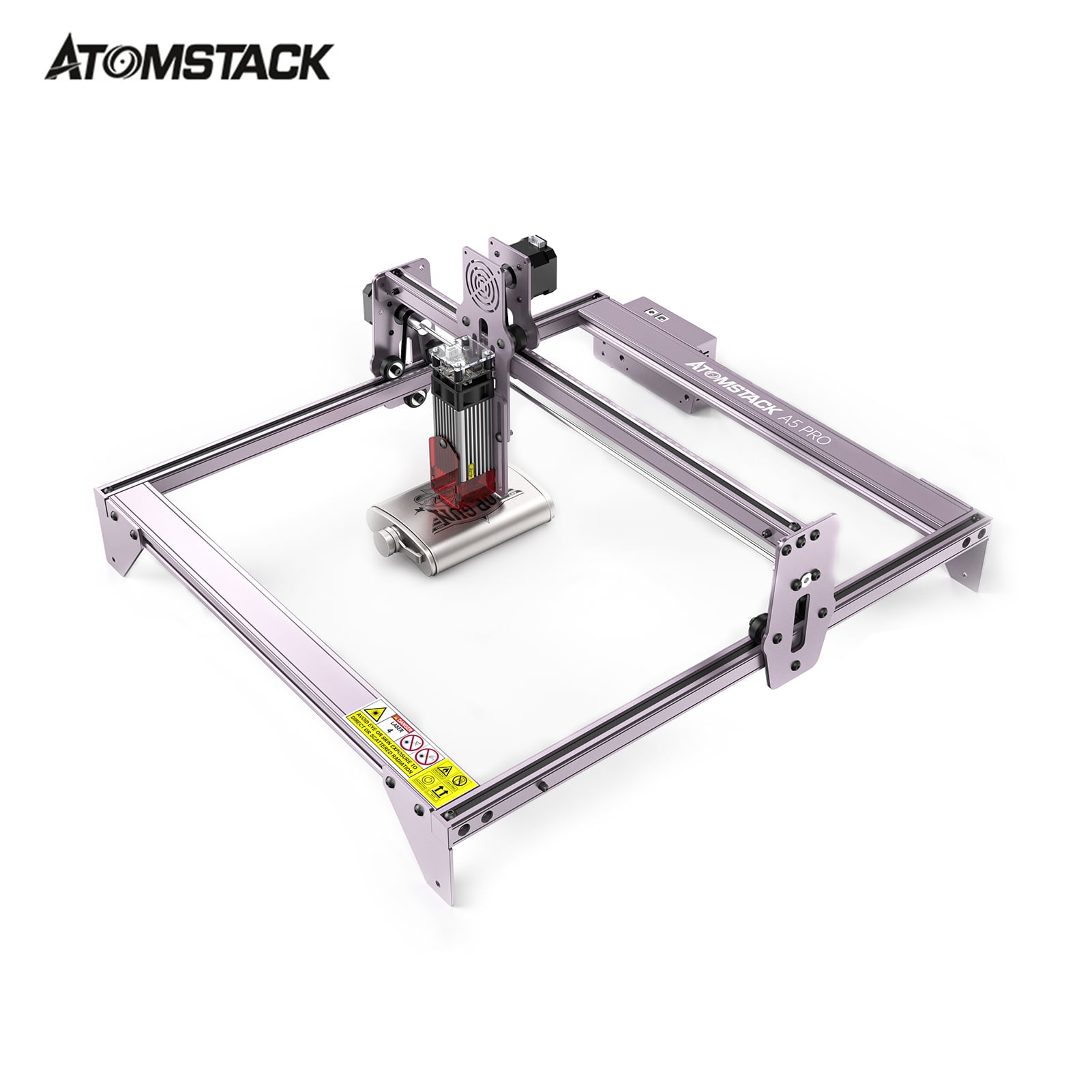 ATOMSTACK A5 Pro 40W LaserEngraver CNC Desktop DIY Engraving Cutting  Machine, 410x400mm ,silver 