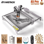ATOMSTACK A5 Pro La/ser Engraver, 5W Output Power La/ser Cutter, 40W La/ser Engraving and Cutting Machine for Metal and Wood, Leather, Glass,DIY CNC Machine