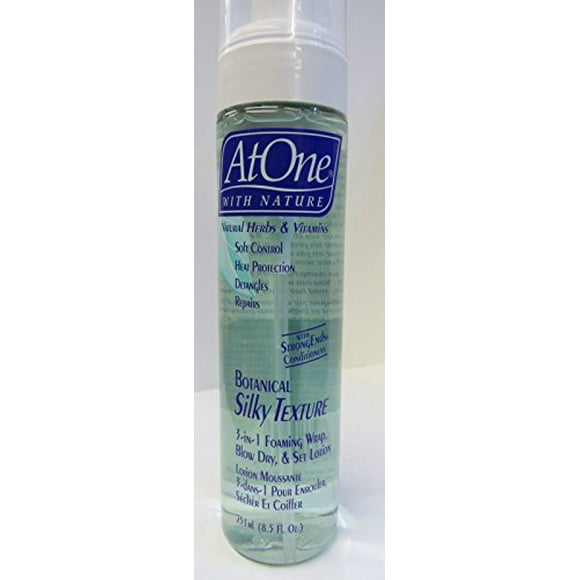 [ATONE] BOTANICAL SILKY TEXTURE 8.5OZ 3-IN-1 FOAMING WRAP BLOW DRY SET LOTION 8.5OZ