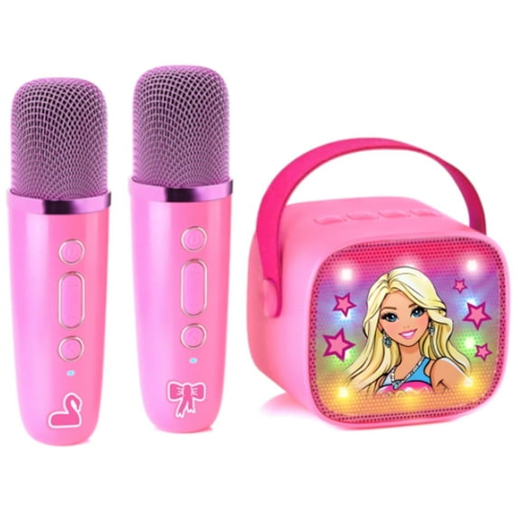 ATOPDREAM Karaoke Machine for Kids, Gifts for 4 5 6 7 8 9 Year Old Girls, Bluetooth Speaker with 2 Microphones, Birthday Easter Gifts for Kids