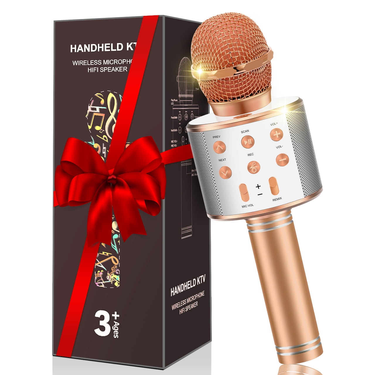  Gifts for Girls 3-12 Year Old: Kids Wireless Karaoke