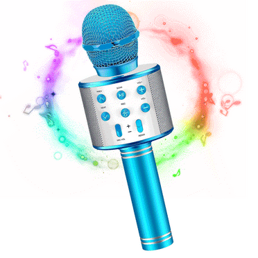 ATOPDREAM Karaoke Microphone for Kids, Toys for 3-12 Year Old Girls, Kids Microphone Girls Toys Bluetooth Microphone Birthday Gifts for 3 4 5 6 7 8 Years Old Girls Boys