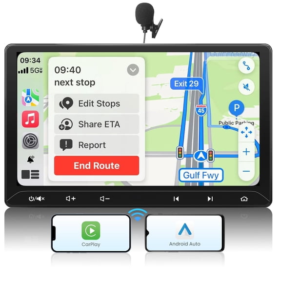 ATOTO 10.1" QLED Double DIN Car Stereo Wireless CarPlay & Android Auto Hi-Fi Sound Split-Screen Head Unit