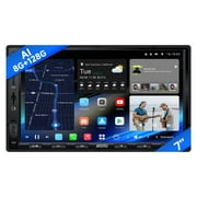 ATOTO 7inch Car Stereo,8G+128G Double Din Car Stereo ,Android in-Dash Navigation, ChatGPT AI Assistant, 4G LTE, Wireless Carplay & Android Auto, Dual Phone Connection & Bluetooth