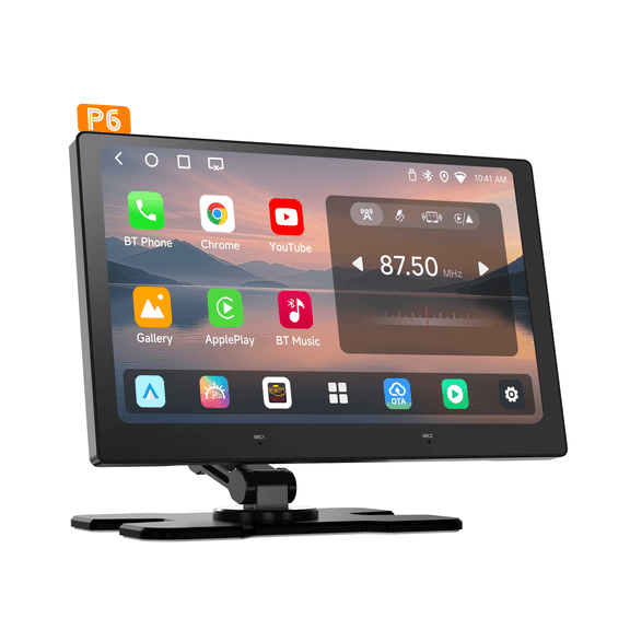 ATOTO P6 9.19" QLED Wireless CarPlay Andriod Auto Portable Screen for Car, Google Map Navation Mirror Link Car Audio Receivers