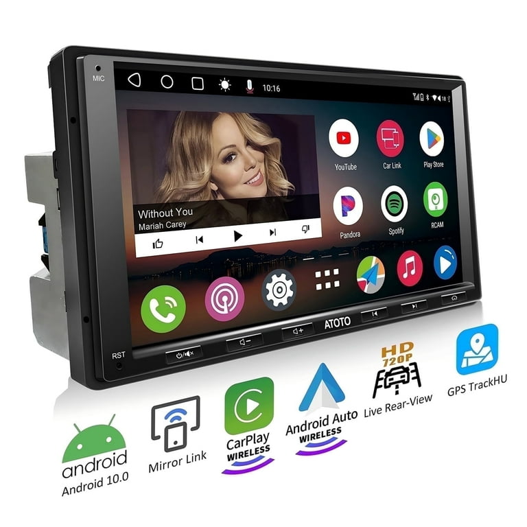 ATOTO A6PF 7-Inch Double Din Android Car Stereo: Carplay, Android