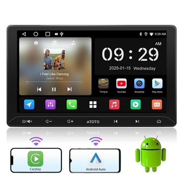 ATOTO Double Din Car Stereo with 10.1 inch Touchscreen Car Radio Wireless CarPlay & Android Auto WiFi/Bluetooth/USB 2G+32G