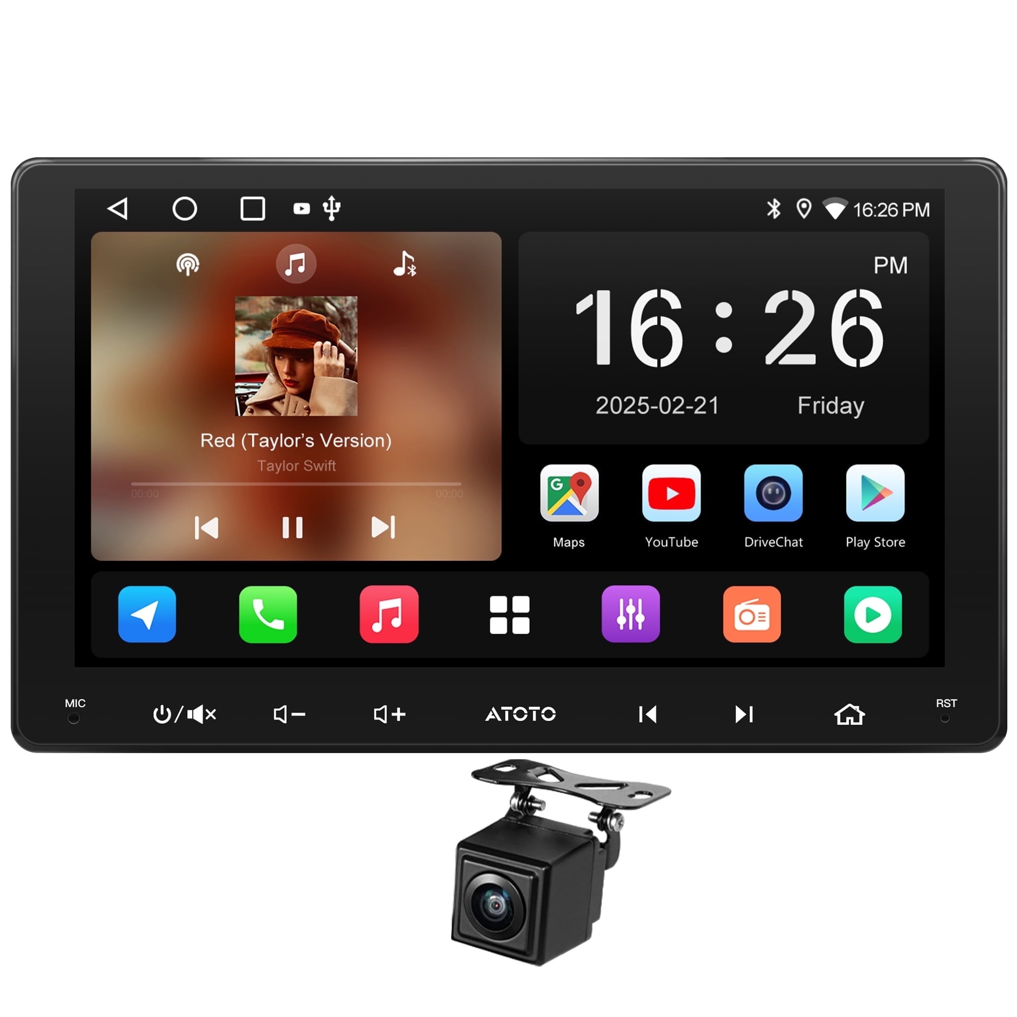 ATOTO 7inch Touch Screen Head Unit Car Stereo with ATOTO 7inch Touch Screen Head Unit Car Stereo with