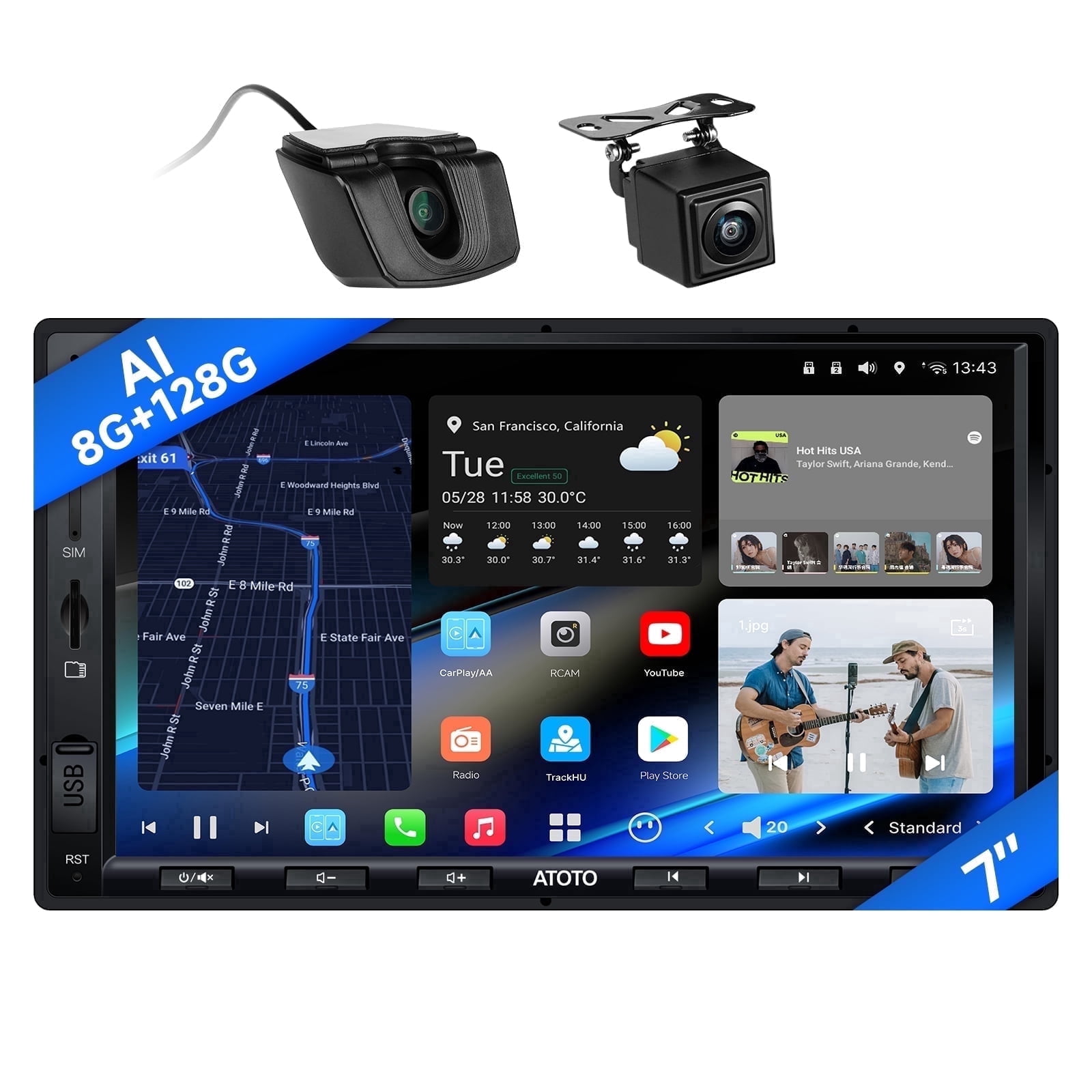 ATOTO Bluetoothユニット 8GB+128GB ATOTO Bluetoothユニット 8GB+