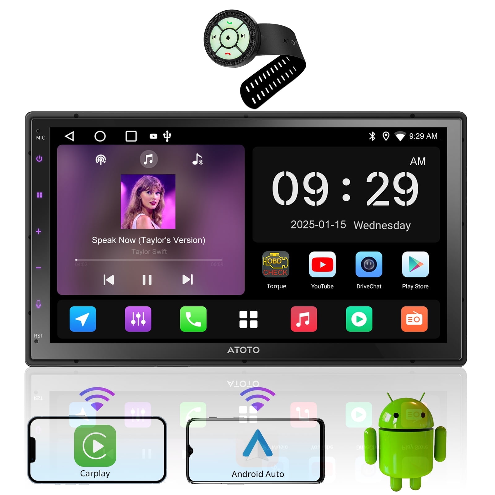 ATOTO 7inch Touch Screen Head Unit Car Stereo with
