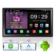 ATOTO 7''Car Stereo Double Din Car Stereo with Apple Carplay & Auto Android Touchscreen Bluetooth& WiFi Built-in GPS Navigation 2GB + 32GB, AI Chat (A5)