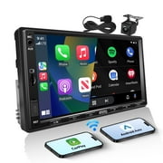 ATOTO Double Din Car Stereo with Wireless Apple Carplay & Wireless Android Auto,7inch F7WE Car Radio with GPS Navi,HD Rear Camera