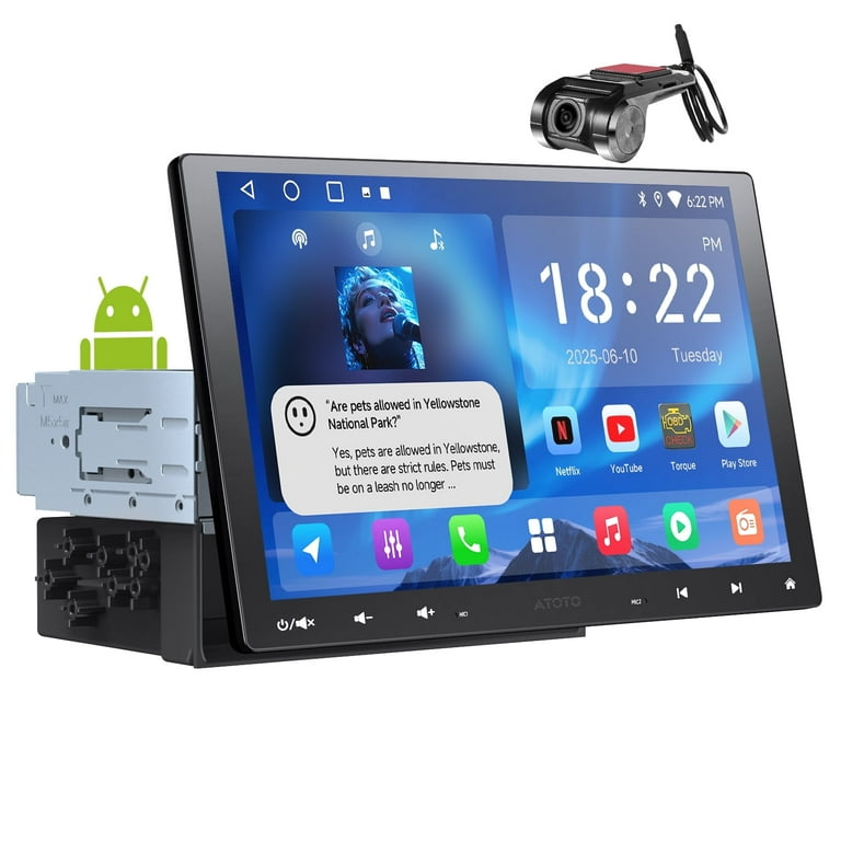 ATOTO F7G287WE インダッシュオートエンターテインメント ATOTO F7XE 7inch QLED Car Stereo with Bluetooth, Android Auto