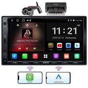 ATOTO 7 inch Android Car Stereo 2GB+32GB Double Din Radio，Wireless Carplay & Android Auto Head Unit+Dash Cam+Blutooth OBDII MirrorLink, GPS/FM/AM,AI Chat (A5)