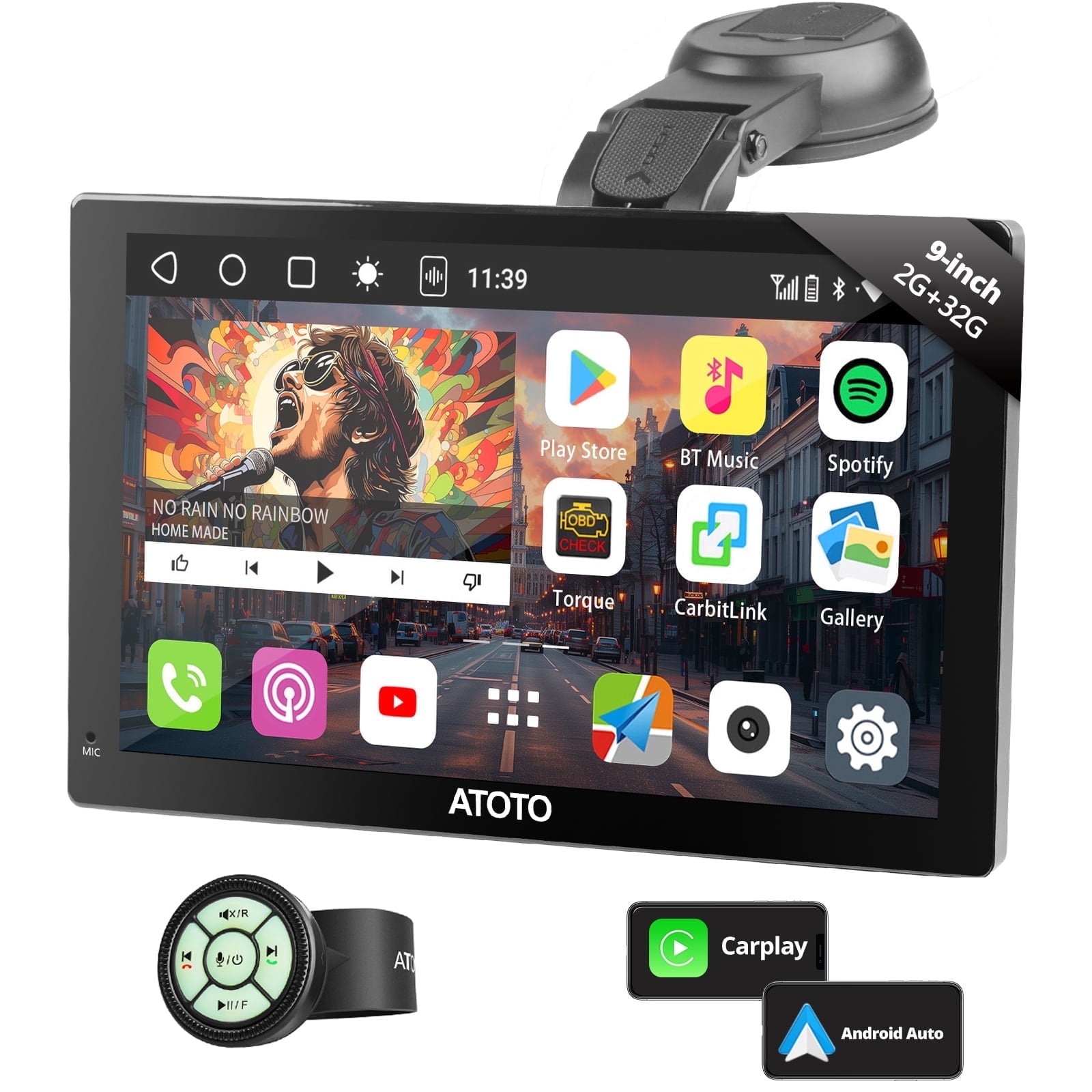 Lamtto 9 inch Car Stereo with Wireless Apple Carplay, Android Auto, Bluetooth, FM, GPS, Siri, 1080P Backup Camera - Walmart.com Lamtto 9 inch Car Stereo with Wireless Apple Carplay, Android Auto, Bluetooth, FM, GPS, Siri, 1080P Backup Camera - Walmart.com