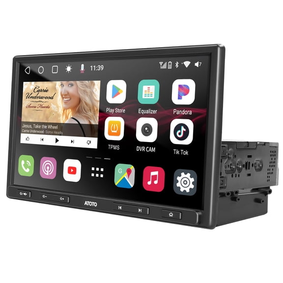 ATOTO S8 10IN QLED Single & Double Din AI Android Car Stereo 6G+128G,Built-in 4G,WiFi/BT/USB Tethering,Wireless CarPlay & Android Auto,AI Chat,HDMI input