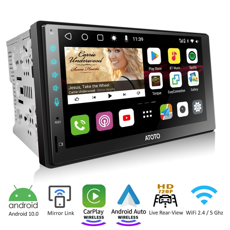 ATOTO S8G2A78UL N Double Din Car Stereo Wireless Apple Carplay and