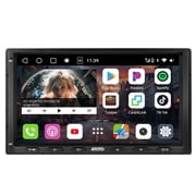 ATOTO S8 Android Double Din Car Stereo, Carplay/Android Auto Wireless Wired Radio 7 inch, 4G+32G, AI Chat + Support 4G LTE SIM, QLED Screen,DSP System, GPS Navigation Head Unit Push Buttom