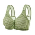thumbnail image 1 of ATOYSOY Bras for Older Women Ladies Soft No Underwire Full Coverage Senior Bralettes Comfort Seamless Push Up Breathable for Style and Support (Green,XXXXXL), 1 of 3