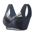 thumbnail image 1 of ATOYSOY Bras for Women Comfortable Soft Push Up Lace Bralettes No Underwire Seamless Gathering Bra Breathable Ladies Comfort Fit (Black,S), 1 of 6