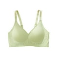 thumbnail image 1 of ATOYSOY Everyday Bra Wireless Breathable Push Up Underwear Workout Solid Color Girls Teens Seamless Crop Tops Camisoles Smoothing Comfort Bra Green, 1 of 9